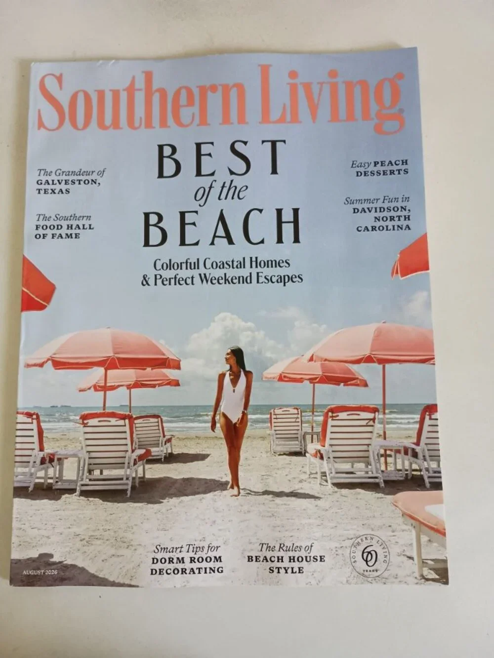 Southern Living magazine August 2026 Best of the Beach
